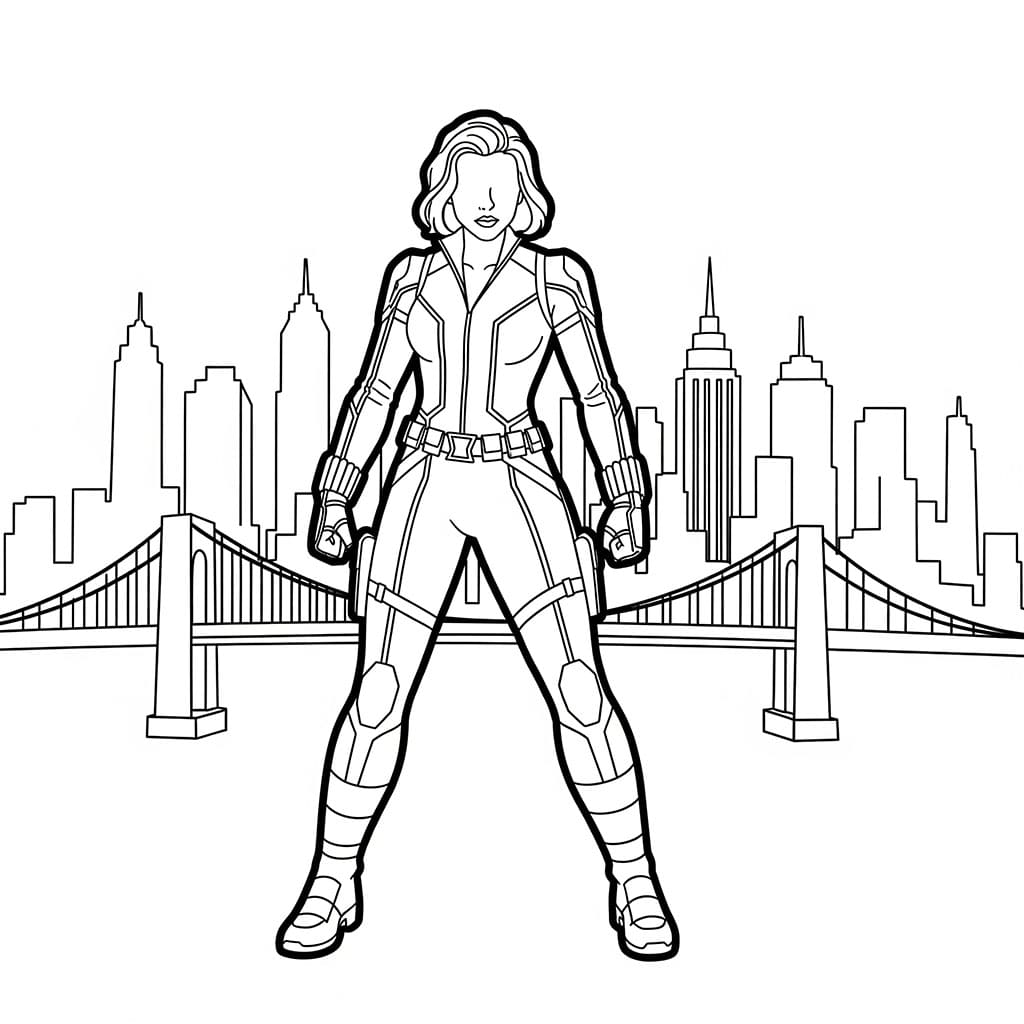 Black Widow dan kota