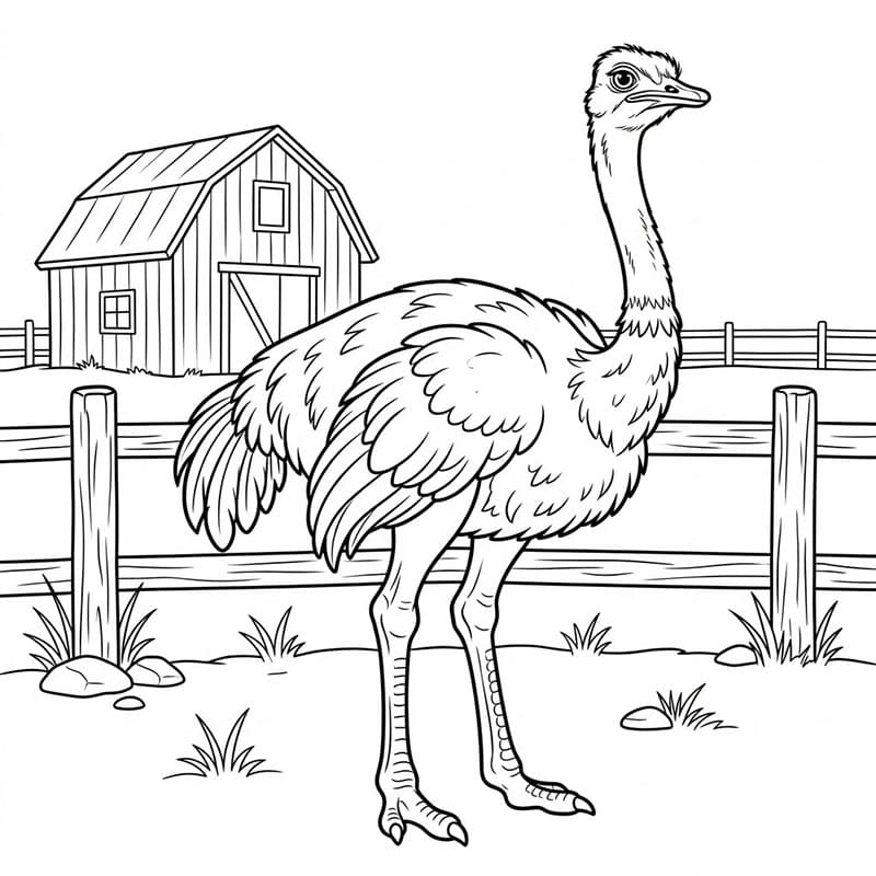 Burung Unta di Peternakan