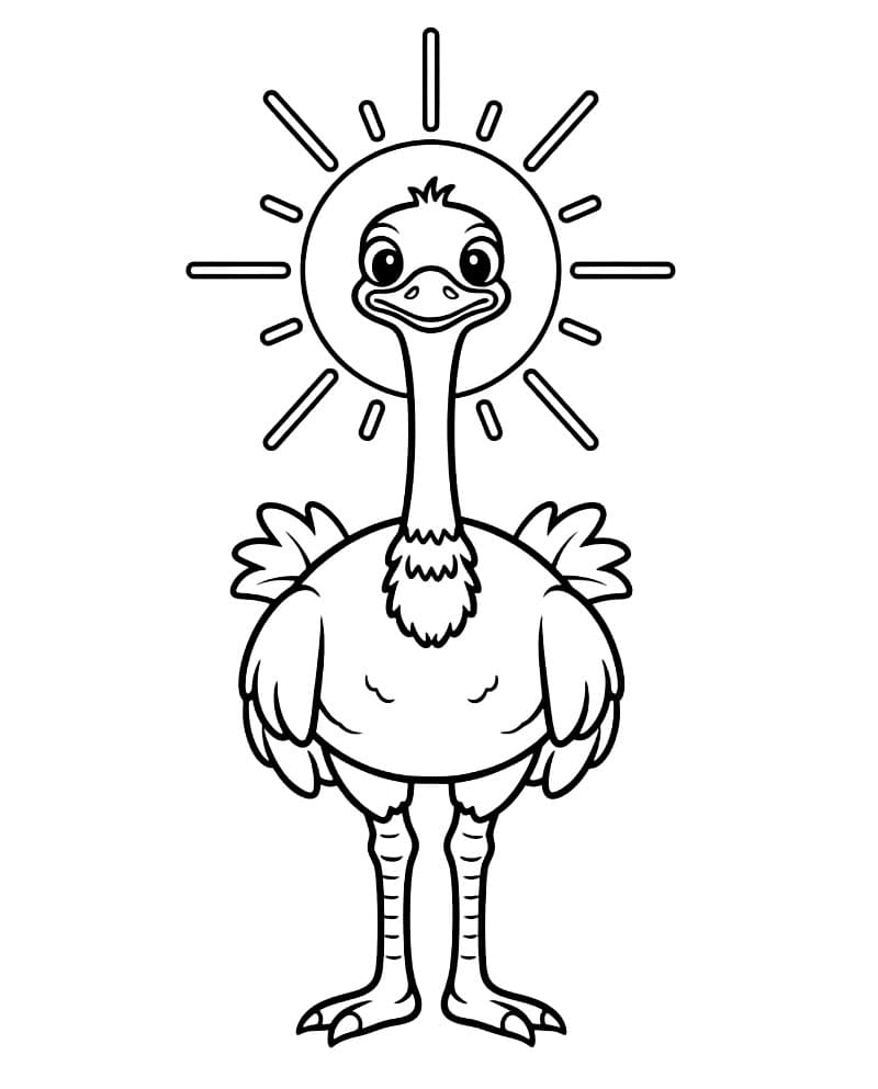 Burung Unta Matahari