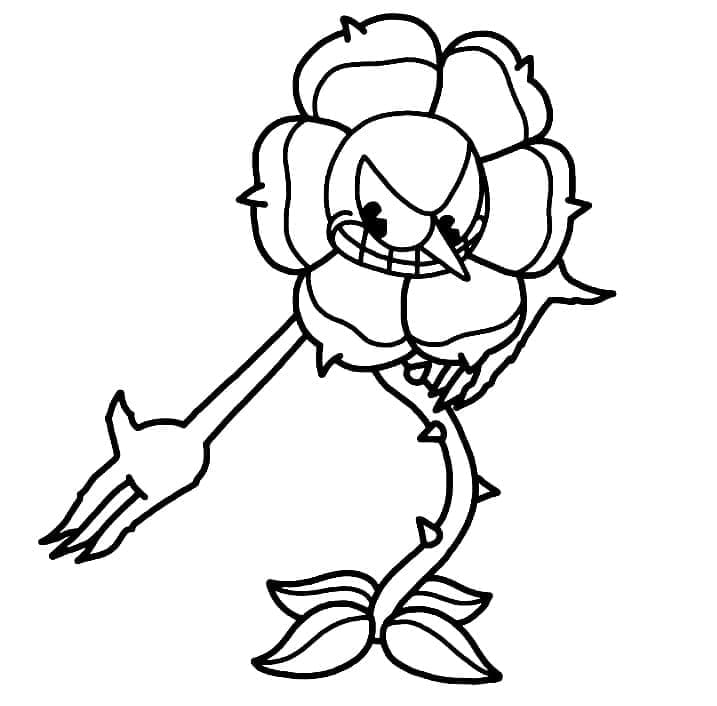 Cagney Carnation di Cuphead