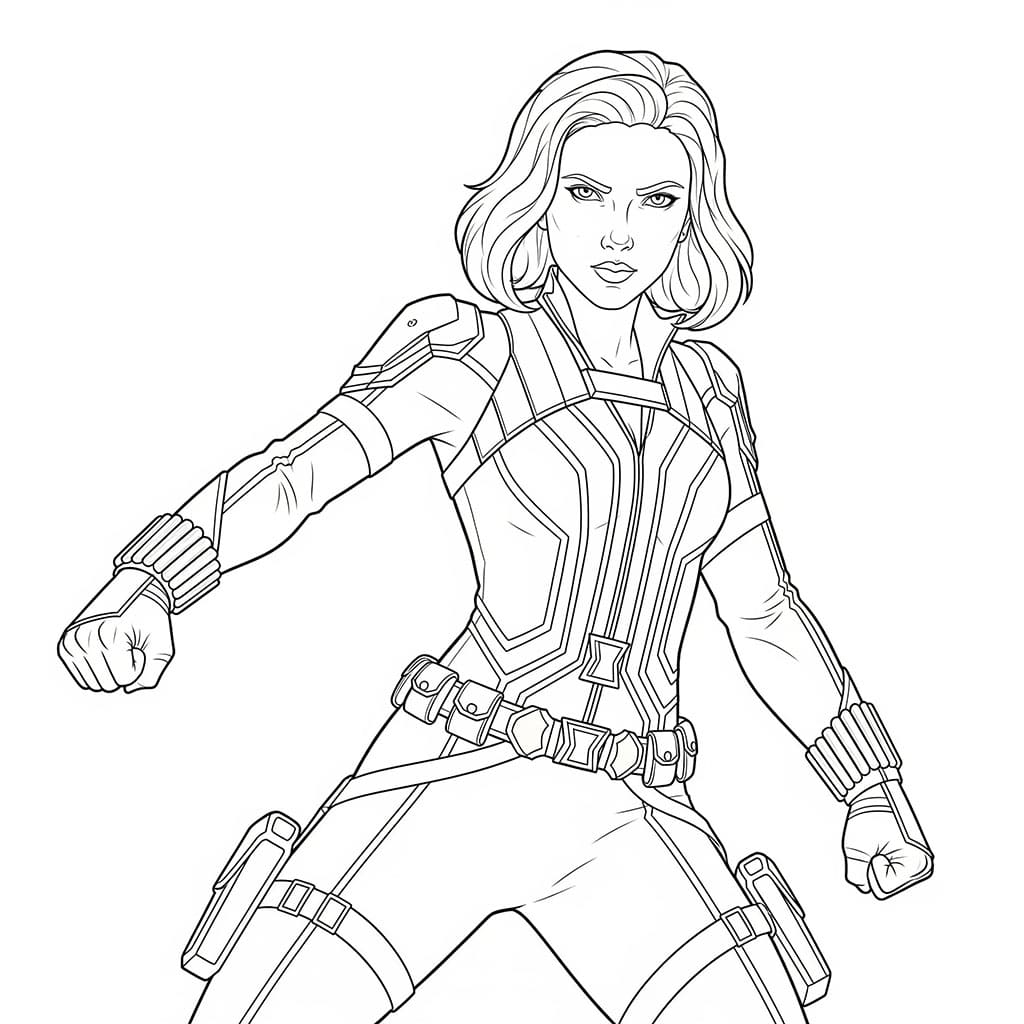 Gambar Black Widow gratis