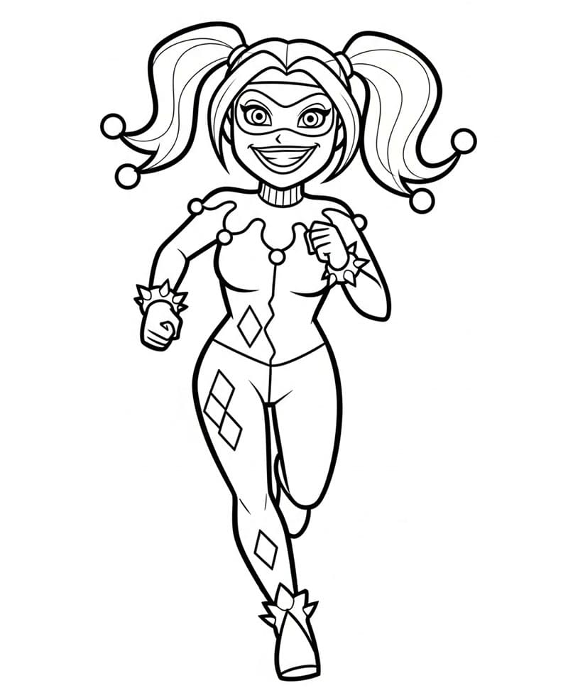 Harley Quinn berlari