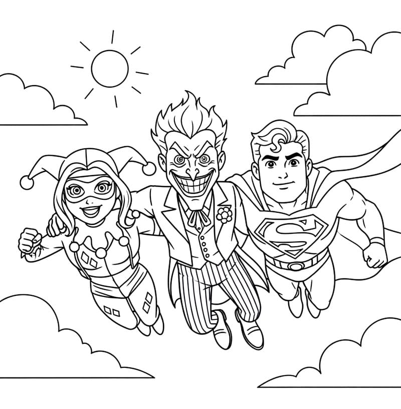 Harley Quinn terbang