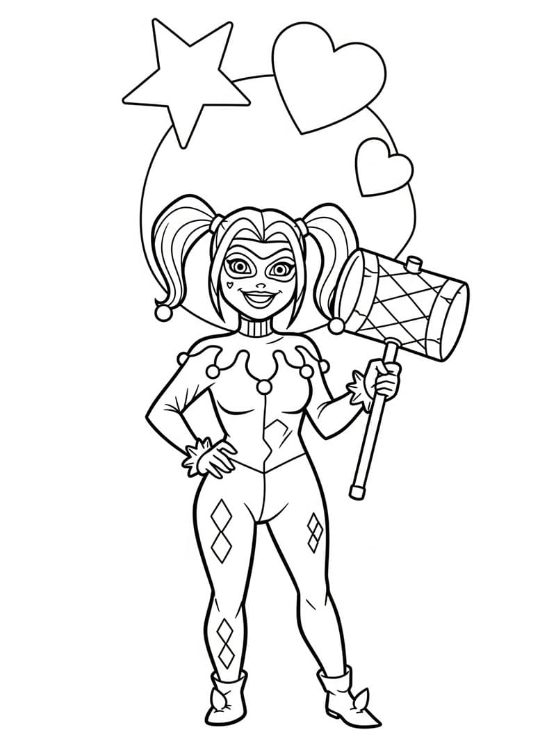 Harley Quinn yang menggemaskan
