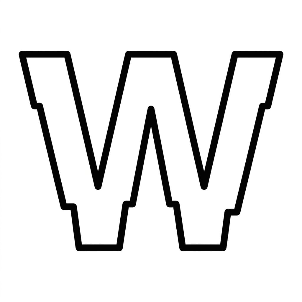 Huruf W Struktur Bertingkat