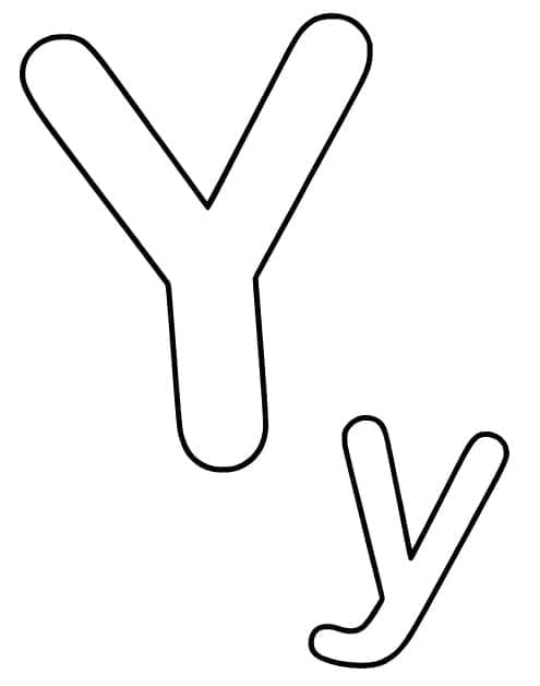 Huruf Y yang Dapat Dicetak