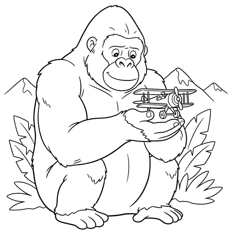 King Kong dan pesawat terbang