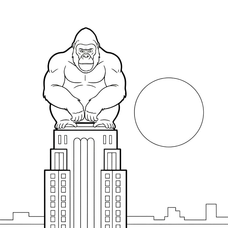 King Kong sedang berpikir