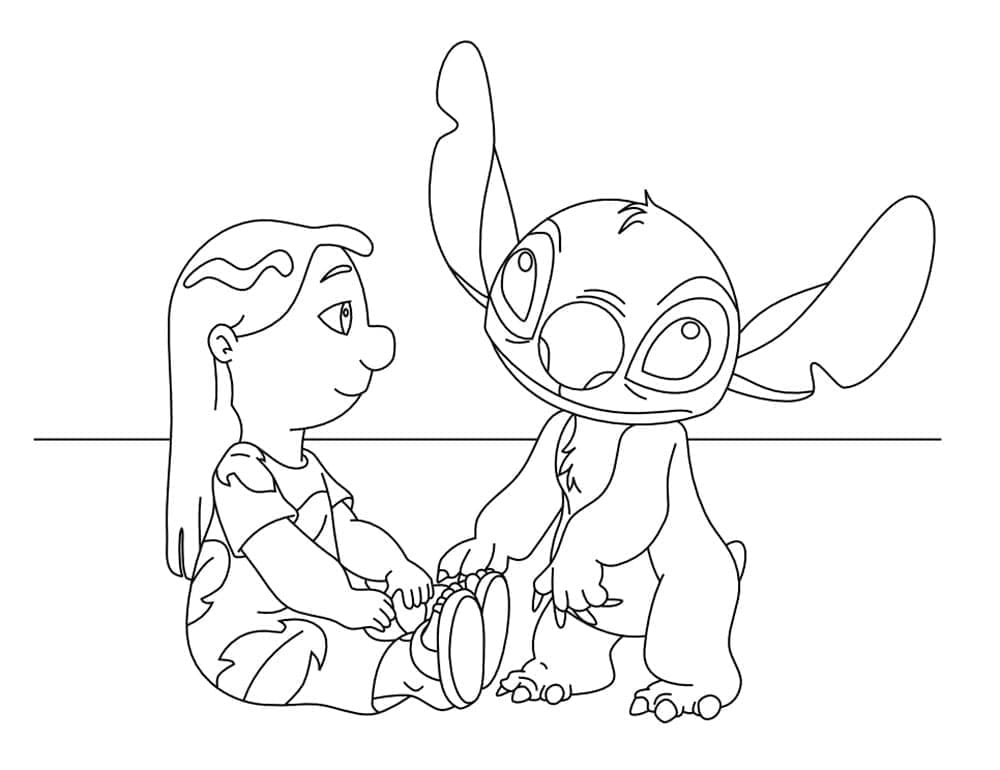Lilo bersama Stitch