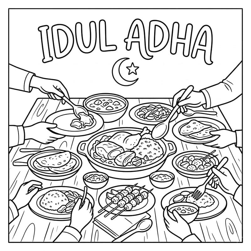 Meja Berbagi Idul Adha