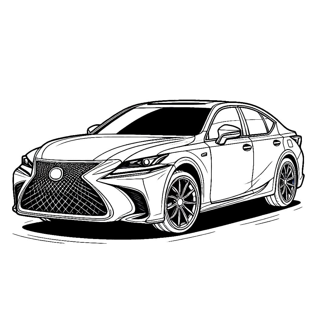Mobil Lexus yang indah