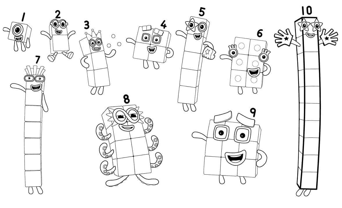 Numberblocks bahagia
