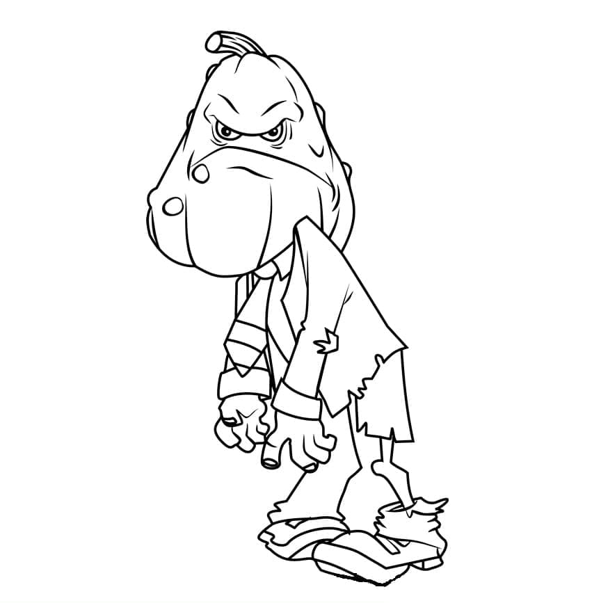 Plants vs Zombies Squash Zombie