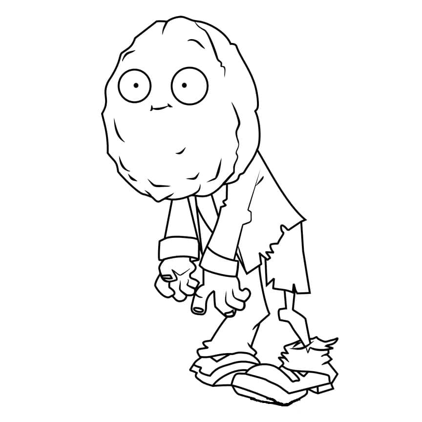 Plants vs Zombies Wall-nut Zombie