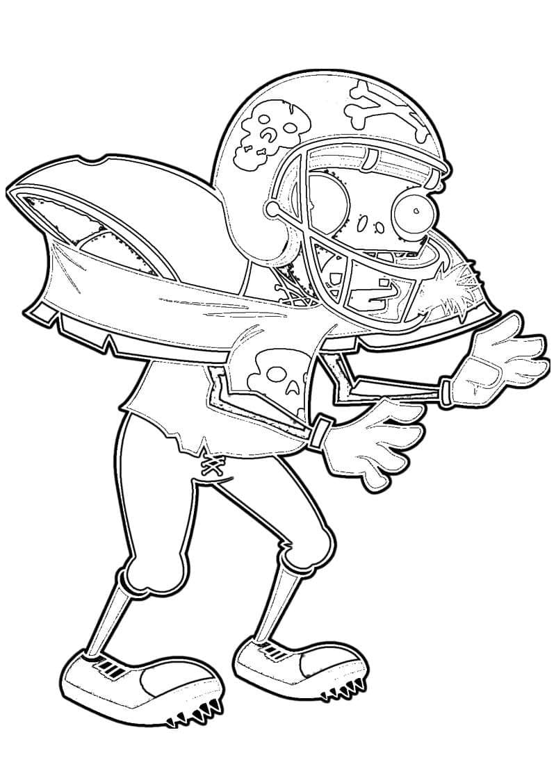 Plants vs Zombies Zombie Pemain Bola