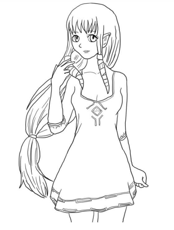 Putri Zelda dalam Piyama