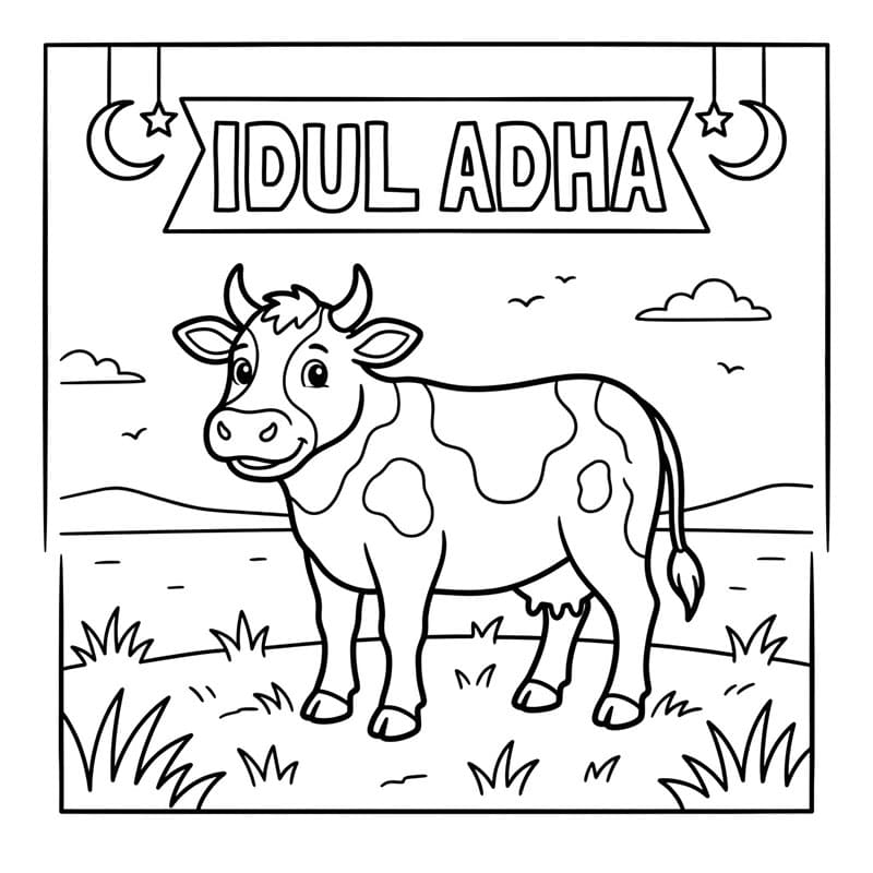 Sapi di Ladang Idul Adha