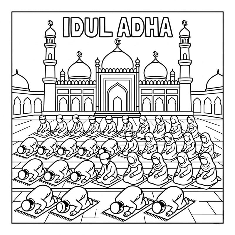 Sholat Berjamaah Idul Adha