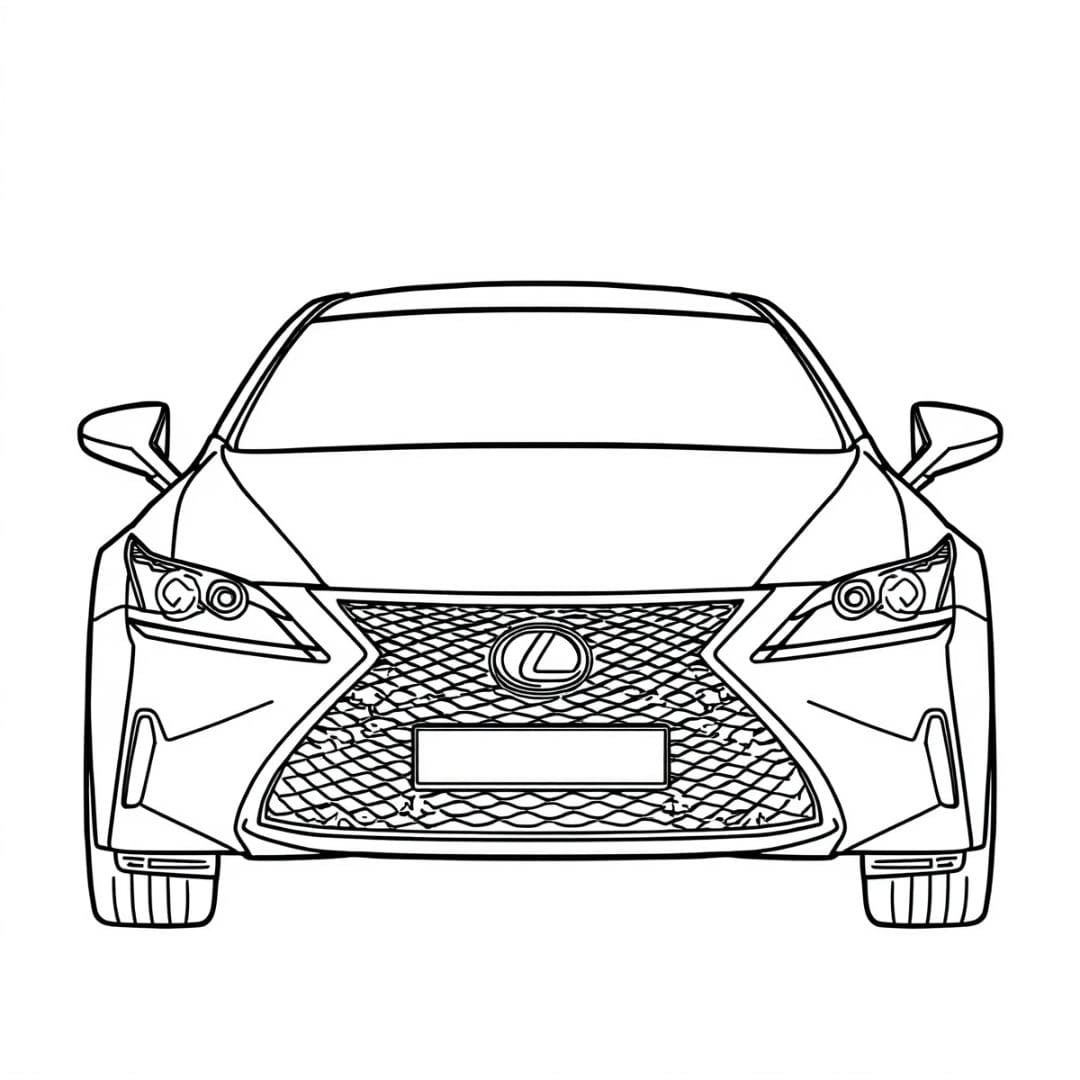 Sketsa Lexus