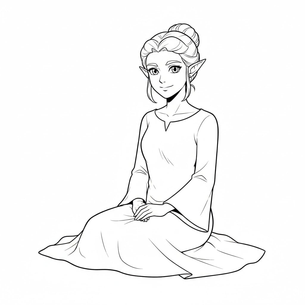 Zelda dengan Triforce