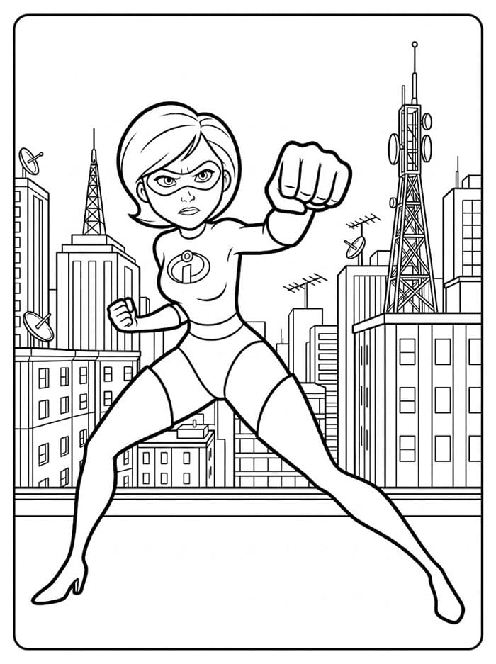 Aksi Elastigirl