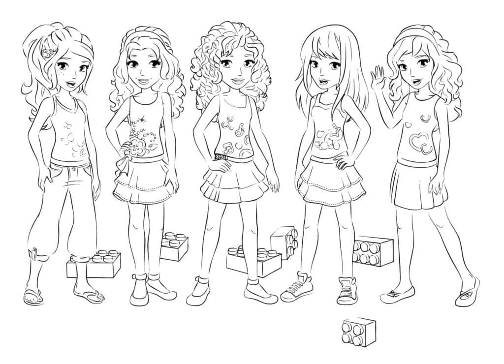 Anak Perempuan dari Lego Friends