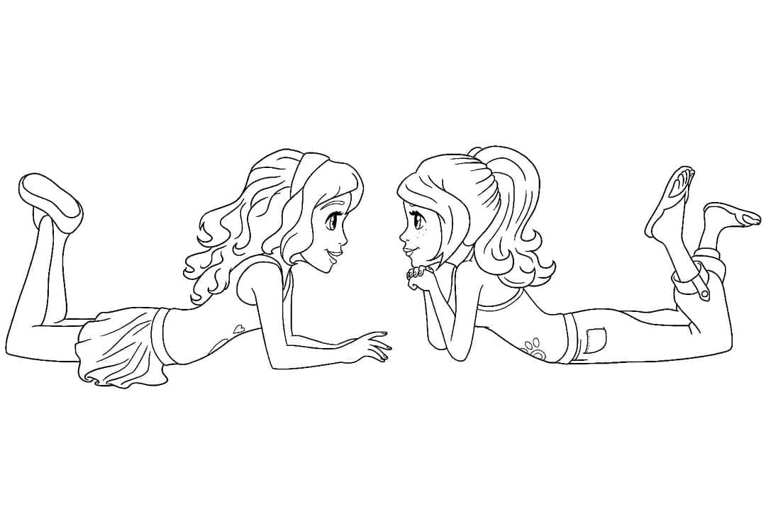 Anak Perempuan di Lego Friends
