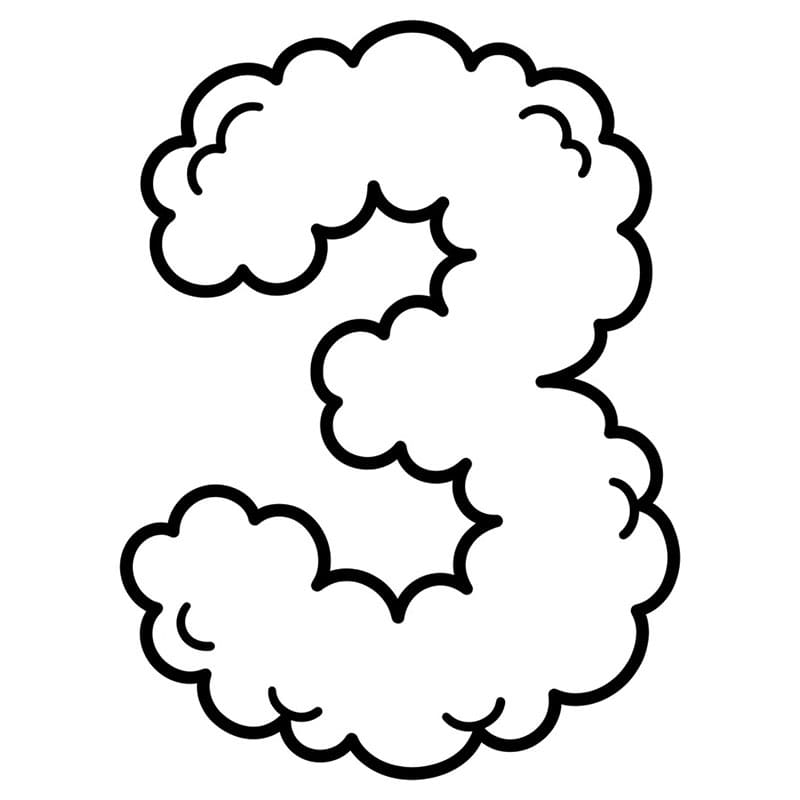 Angka 3 awan