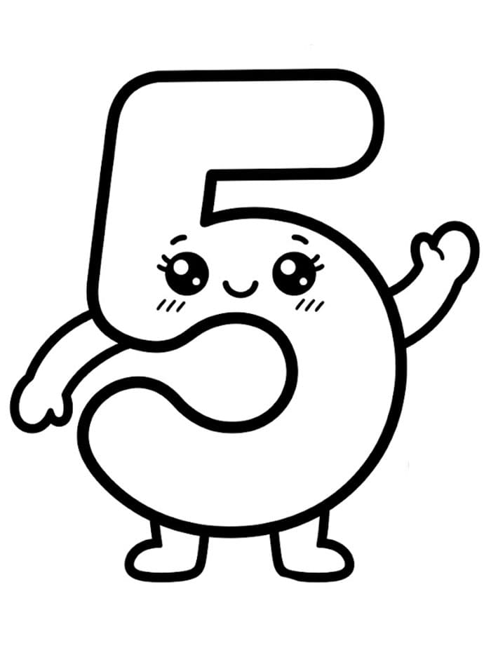Angka 5 Imut