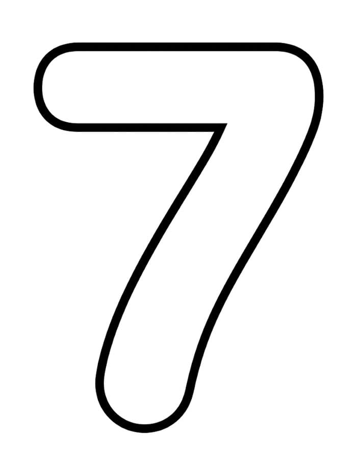 Angka 7 Bulat