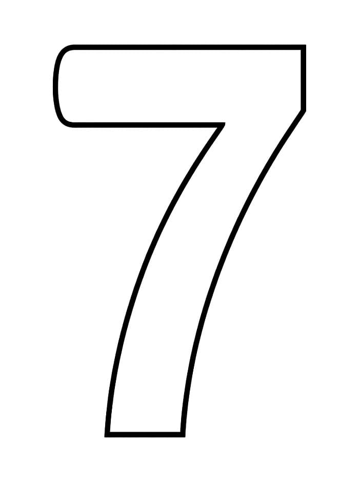 Angka 7 Lebar