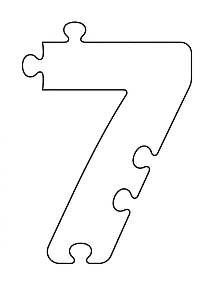 Angka 7 Puzzle Saling Terkait