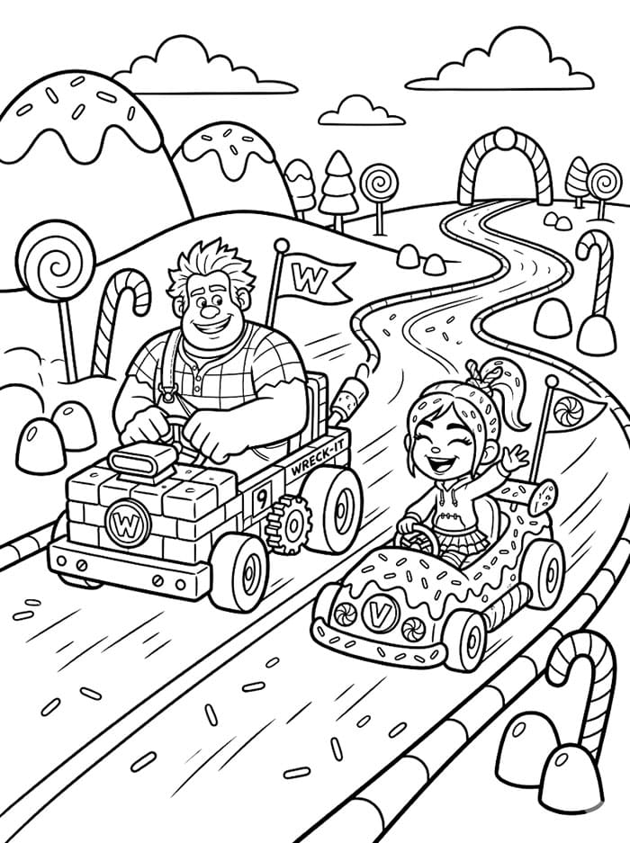 Balapan Ralph dan Vanellope