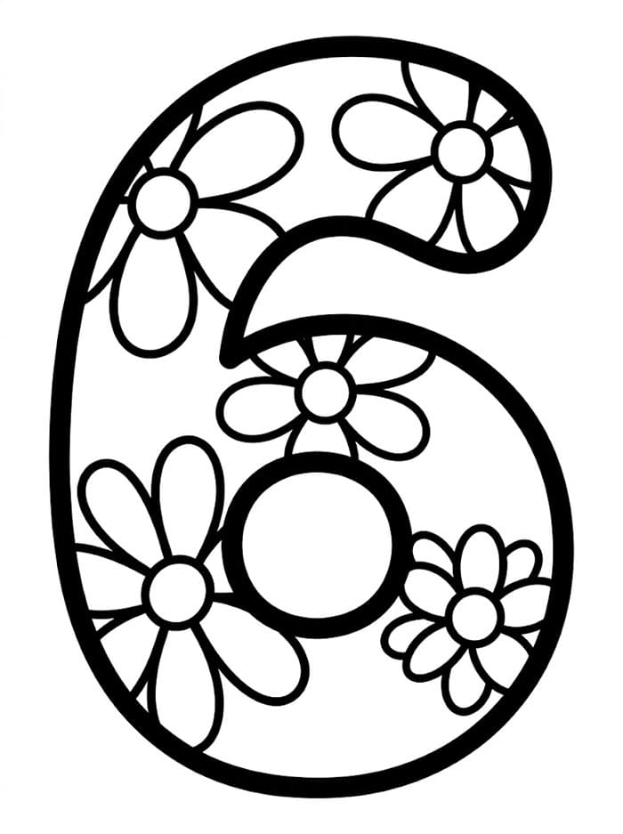 Bunga Angka 6