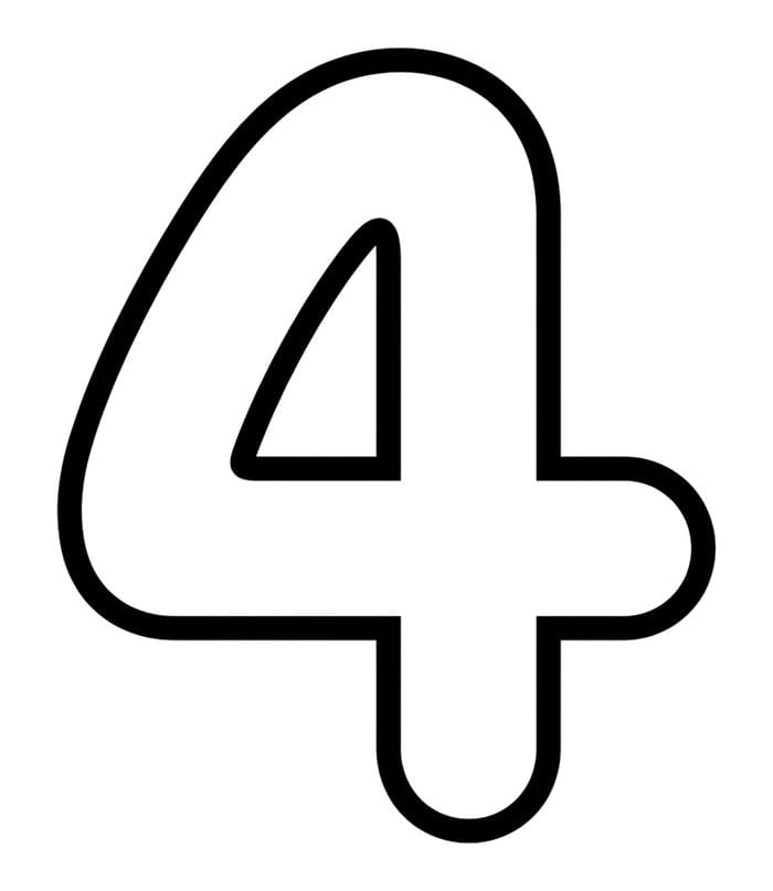 Gelembung Angka 4