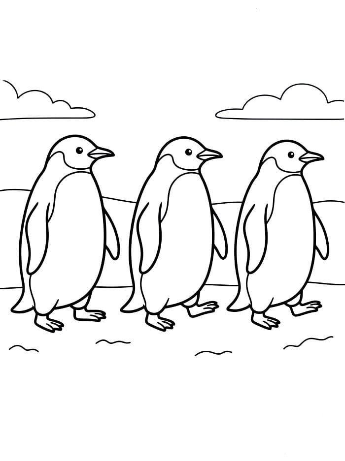 Gratis Penguin berjalan