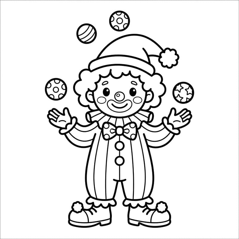 Juggling Badut Sirkus