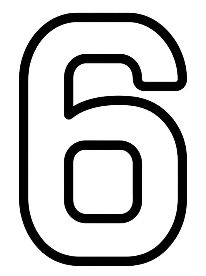 Kurva Persegi Angka 6
