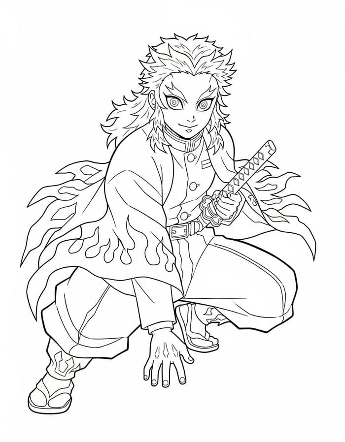 Kyojuro Rengoku bersiap