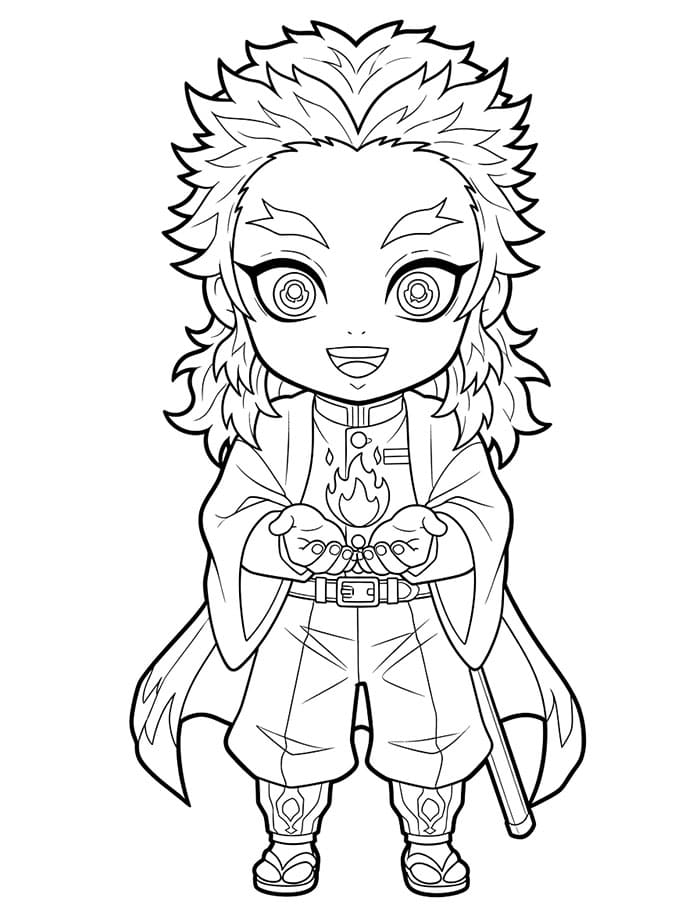 Kyojuro Rengoku chibi