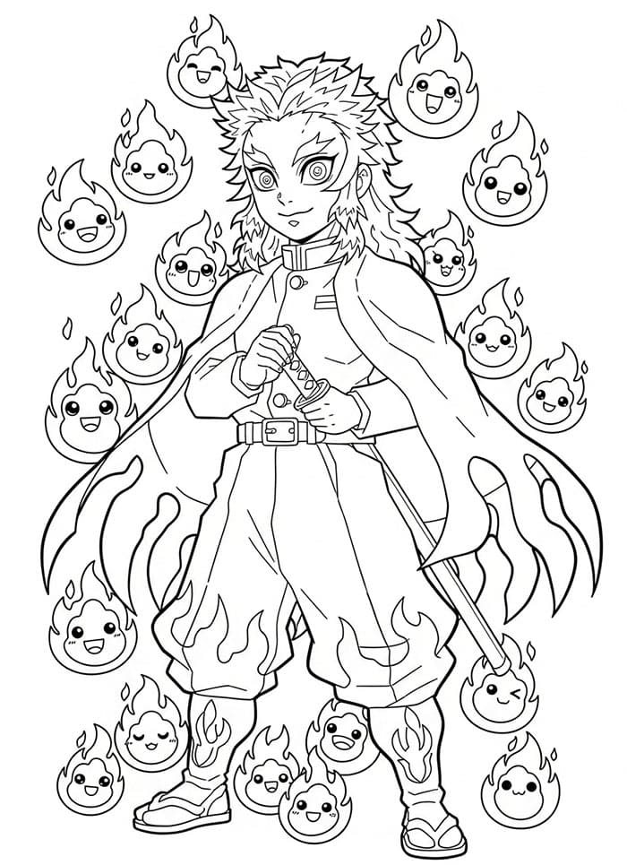 Kyojuro Rengoku dapat dicetak
