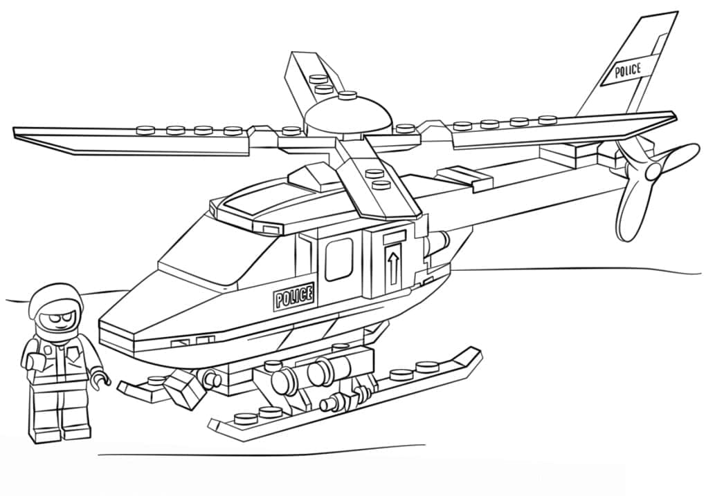 Lego City Helikopter yang Dapat Dicetak
