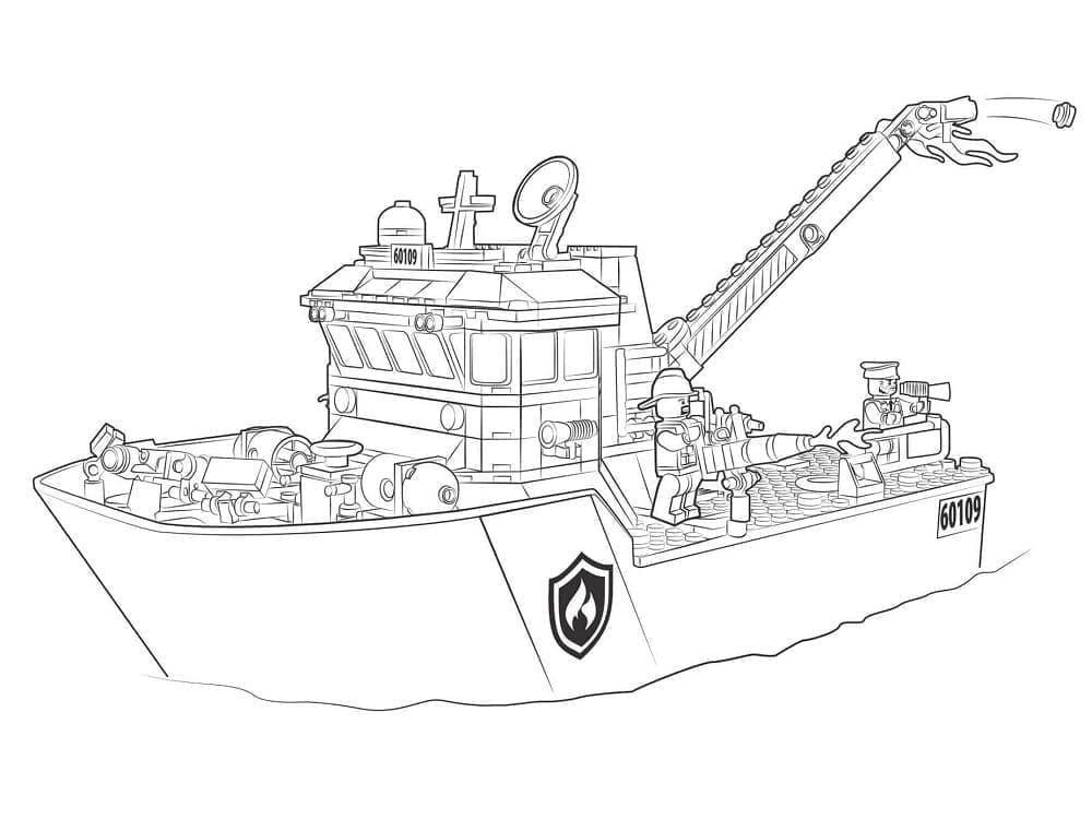 Lego City Perahu Polisi