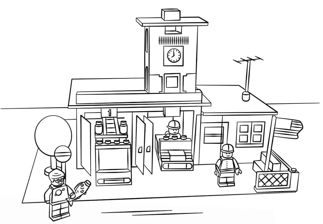 Lego City Stasiun Pemadam Kebakaran