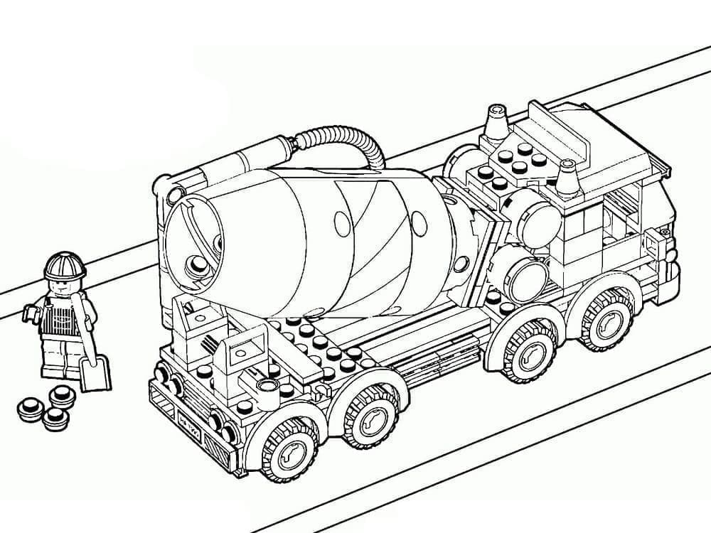 Lego City Truk Pengaduk Semen