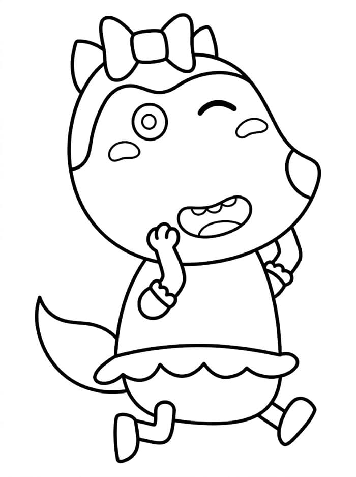 Lucy yang Imut dari Wolfoo