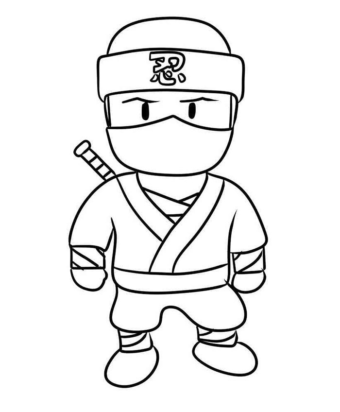 Ninja Stumble Guys dasar