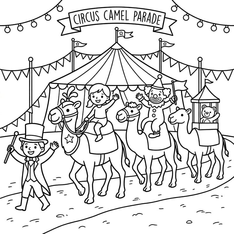 Parade Unta Sirkus