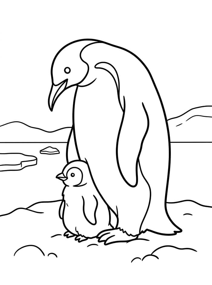 Penguin dan bayi