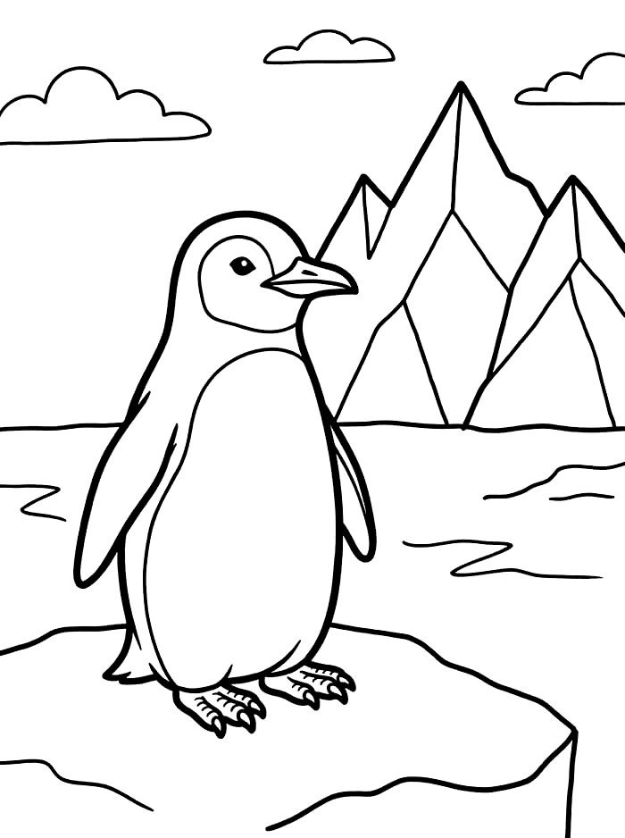 Penguin di gunung es